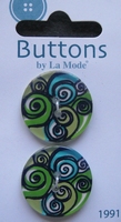 Buttons - By la Mode  25 mm