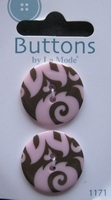 Buttons - By La Mode  25 mm