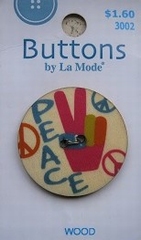  Button - By La Mode  34 mm