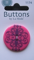 Button - By La Mode  34 mm