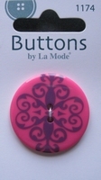  Button - By La Mode  34 mm