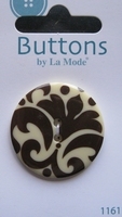  Button - By La Mode  34 mm