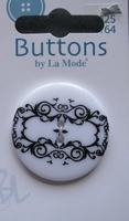  Button - By La Mode  34 mm