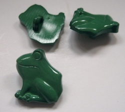 Kikker - groen  18 mm