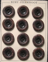 12 Knöpfe - Kart  23 mm