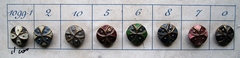 8 Antieke knoopjes  9 mm