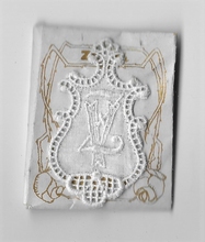 6 Monogrammen V.Z..  4,5 x 2,5 cm