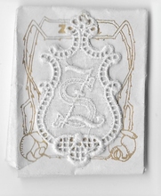 6 Monogrammen S.Z.  4,5 x 2,5 cm