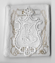 6 Monogrammen B.Z.  4,5 x 2,5 cm