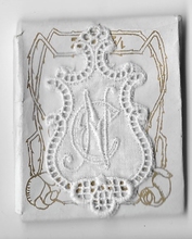 6 Monogrammen C.N.  4,5 x 2,5 cm