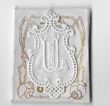 6 Monogrammen - L.UZ.  4,5 x 2,5 cm