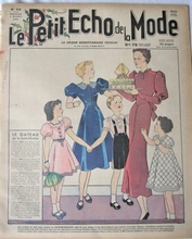 Le Petit Echo de la Mode 1936  35 x 29 cm