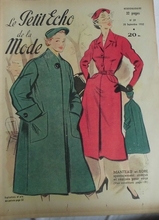 Le Petit Echo de la Mode 1952  29 x 22 cm