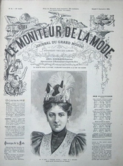 Le Moniteur de La Mode - 1893  40 x 30 mm