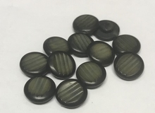 Knoopje - grijs/groen  9 mm