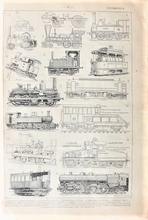 Locomotiv  28 x 18 cm