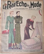 Le Petit Echo de la Mode 1936  35 x 29 cm
