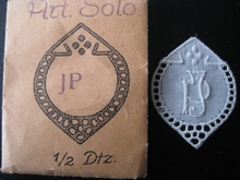 6 Monogrammen - J.P. - P.J.  29 x 24 mm