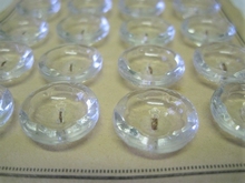 Glasknoop - Transparant  18 mm