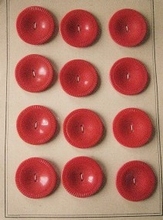 Kaart - Rood  28 mm