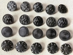 20 Glasknöpfe  18 mm