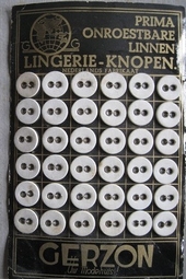 Linnen knopen  12 mm