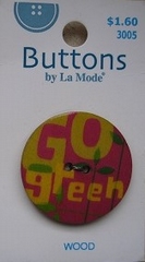 Button - By La Mode  34 mm