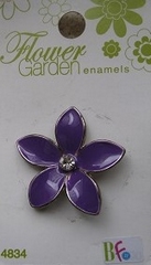 Flower - 1 KnOpf  34 mm