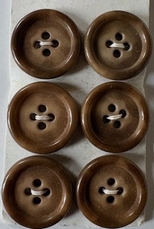 6 Kn&ouml;pfe  19 mm