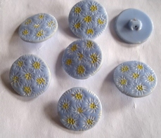 7 Glasknopen  27 mm