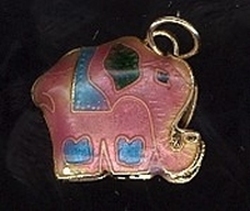 1 Olifant - hanger  17 x 18 mm