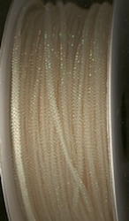 Metallic-schnur - creme  2 mm