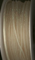 Metallic-schnur - creme  2 mm