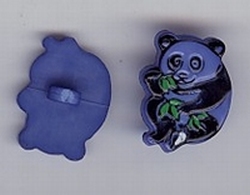 Panda - blauw  17mm hoog