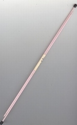 2 Breinaalden -  roze  29 cm