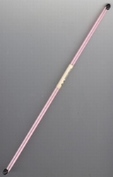 2 Breinaalden -  roze  29 cm