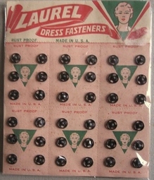 36 Druckknöpfe Laurel  7 mm