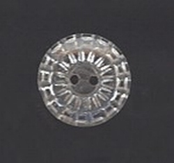 Glasknoop - transparant  13 mm