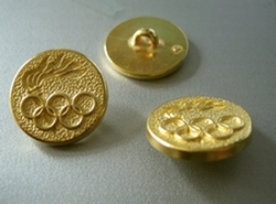 Gold-Knoop  15 mm