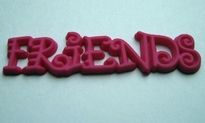 Friends - Roze  10 x 35 mm