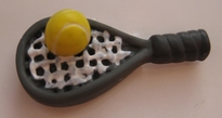 Tennis Racket  14 x 30 mm