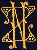 Monogram Z.N.  4 x 3 cm
