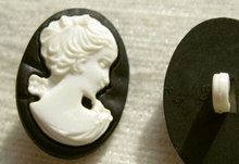 Cameo knoop  24 x 18 mm