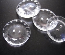 Glasknoop - transparant  19 mm