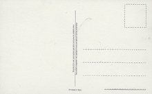 Postkart - Liebeswerben  14 x 9 cm