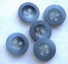 Knopf - Blau  9 mm