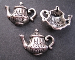 Tibetan Silver Teapot  16 x 12 mm
