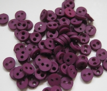 1 Miniknopf - purple  4 mm
