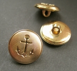Ankerknoop-goudkleur  15 mm