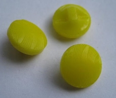 Glasknoop - geel  11 mm